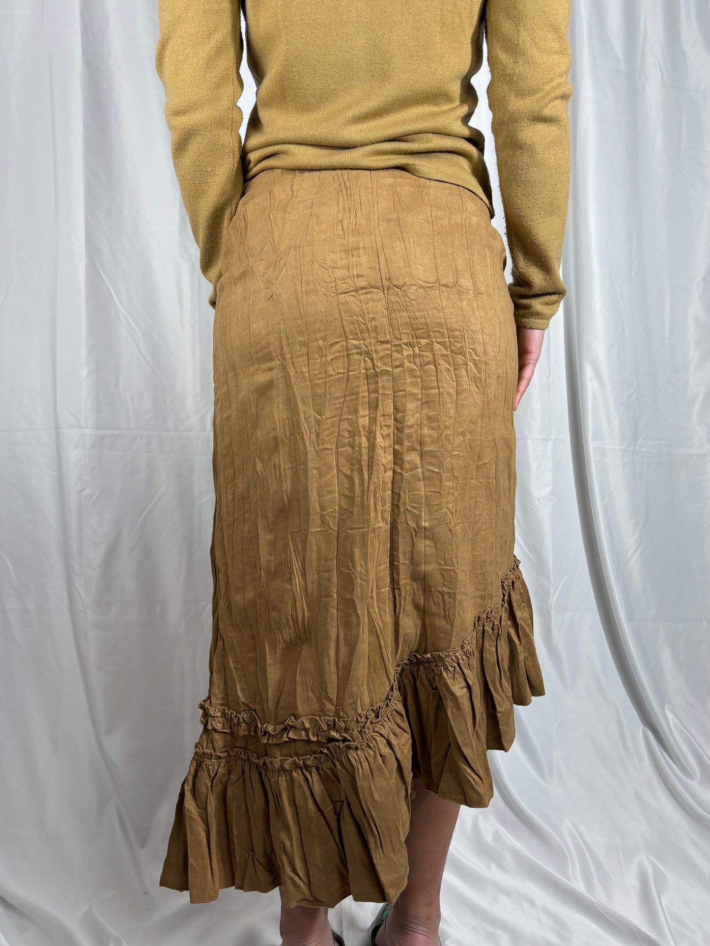 Jupe asymetrique effet daim