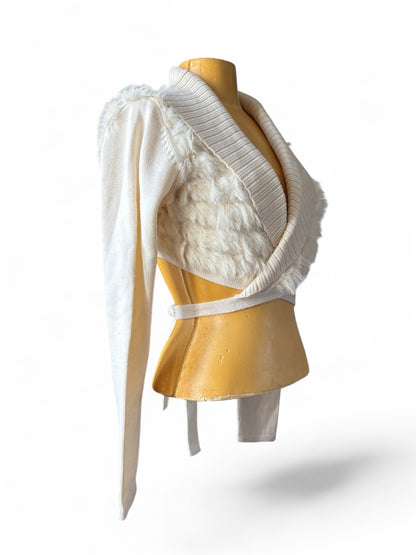 Gilet cache coeur fourrure René Derhy