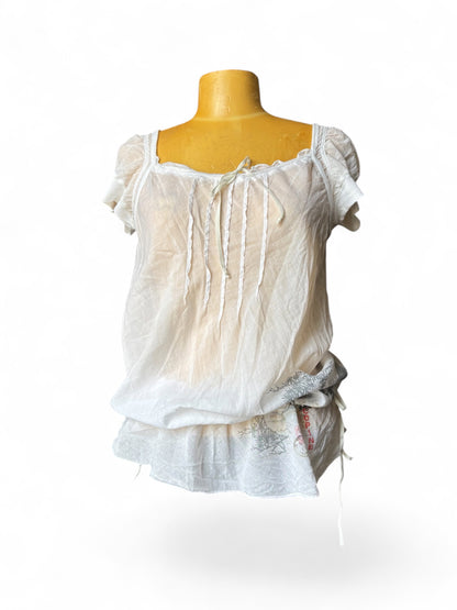 Blouse fronces Cop copine