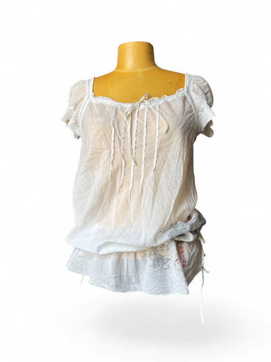 Blouse fronces Cop copine