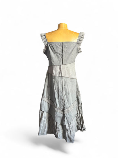 Robe asymétrique texturé