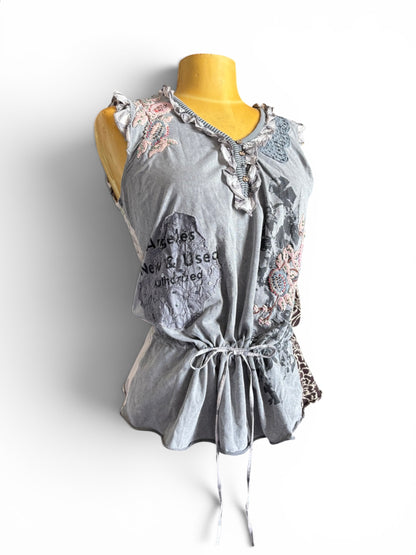 Top sans manche à Broderie René Derhy