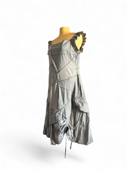 Robe asymétrique texturé