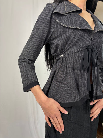 Veste cinté à nouer