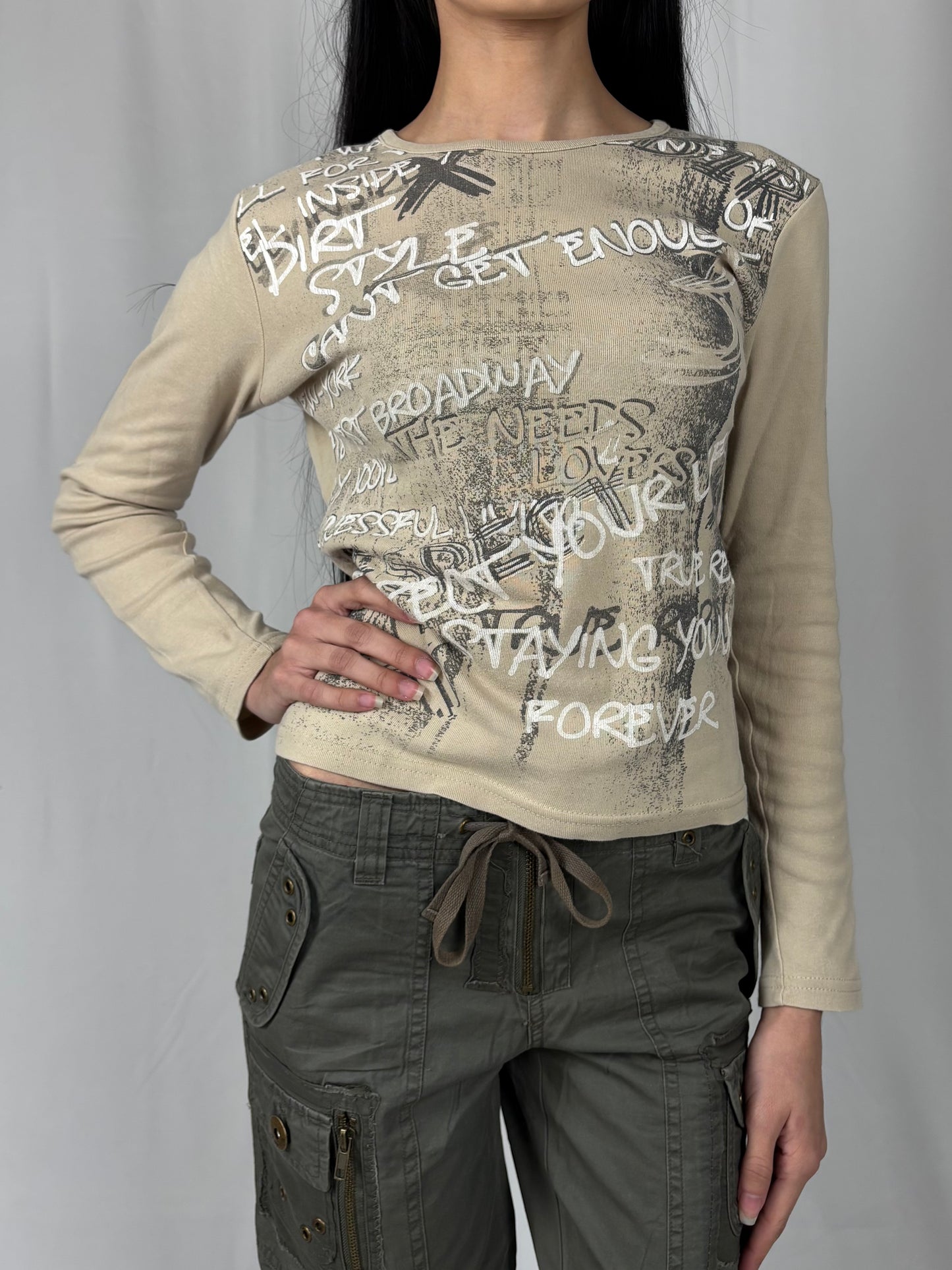 Teeshirt imprimé caligraphie