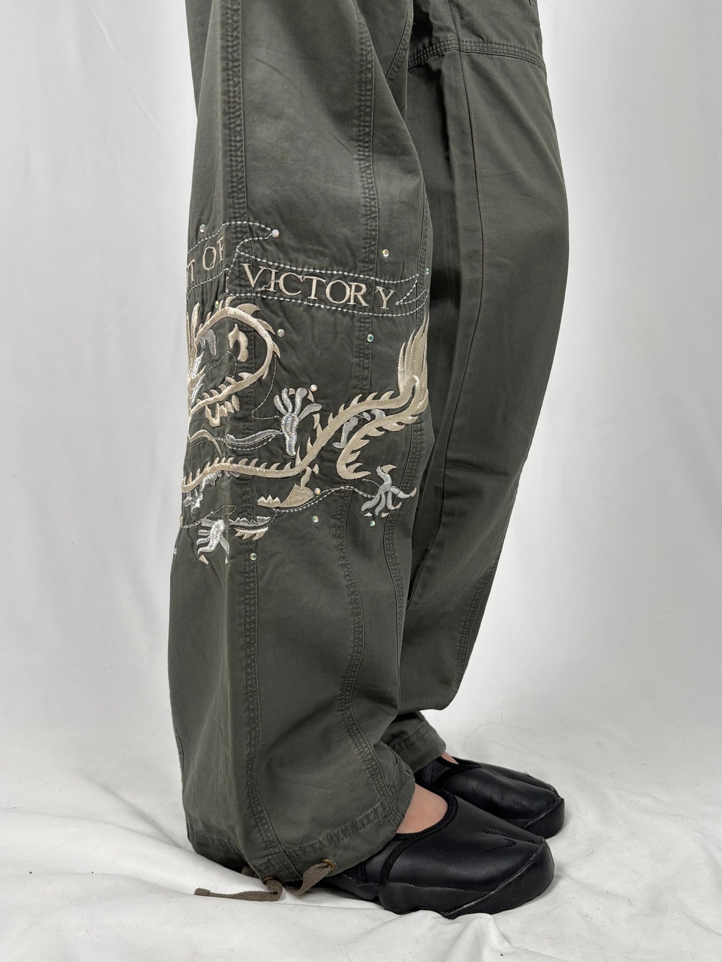 Pantalon corset kaki