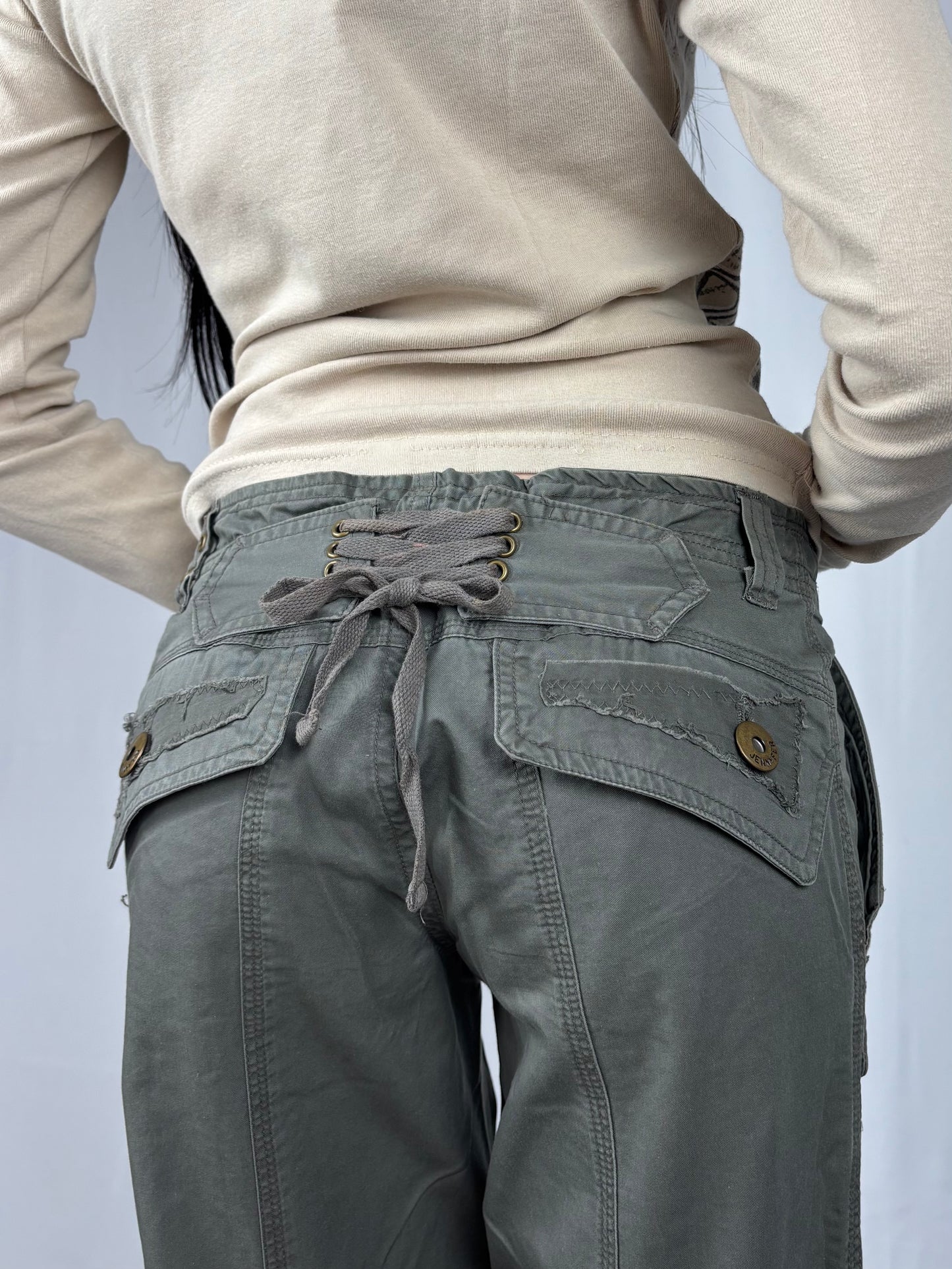 Pantalon corset kaki