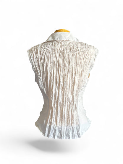 Chemisier zip et froufrou